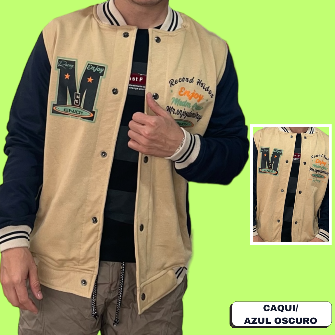 Chaqueta Beisbolera Hombre