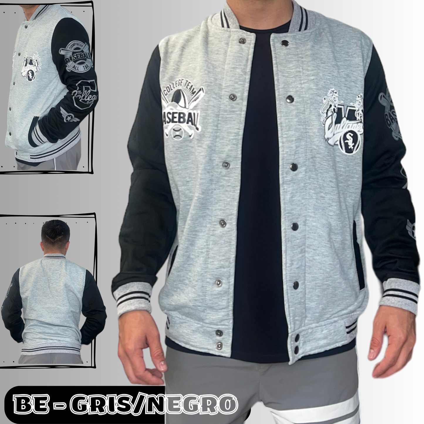 Chaqueta Beisbolera Hombre